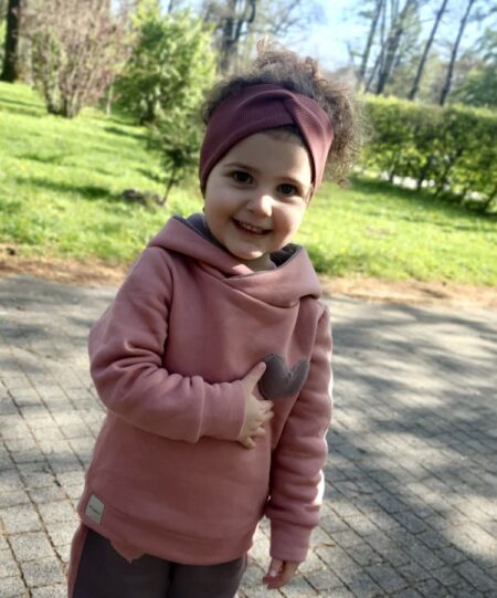 Bluza z uszkami misia